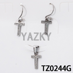 Stainless steel jewelry set