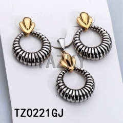 Stainless steel jewelry set