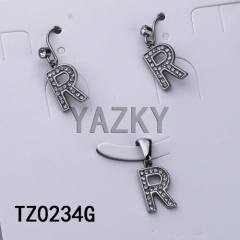 Stainless steel jewelry set