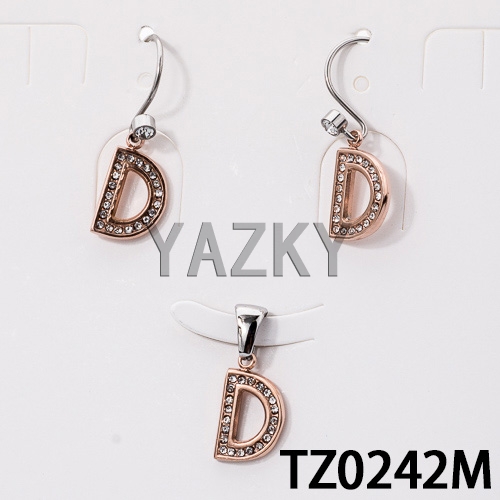 Stainless steel jewelry set