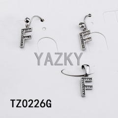 Stainless steel jewelry set