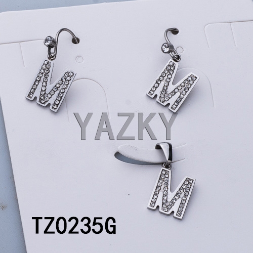 Stainless steel jewelry set