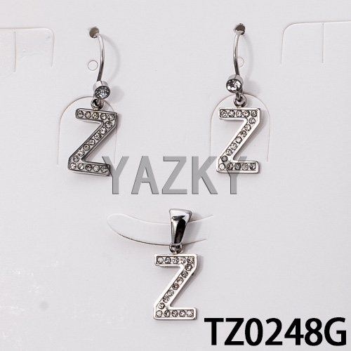 Stainless steel jewelry set