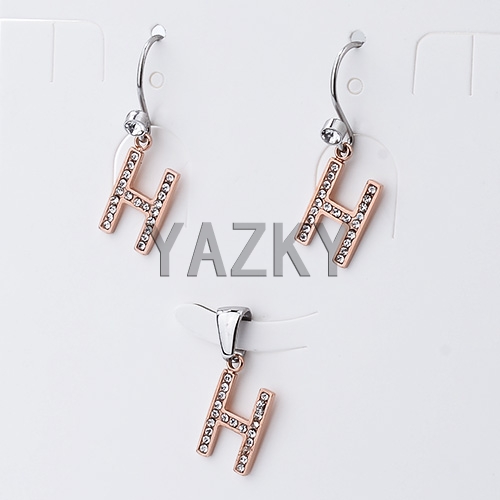 Stainless steel jewelry set