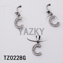 Stainless steel jewelry set