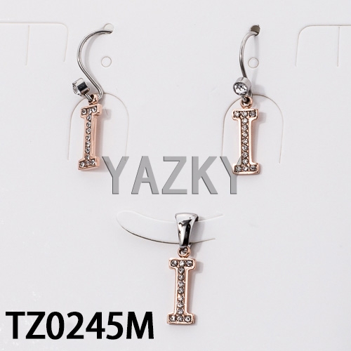 Stainless steel jewelry set