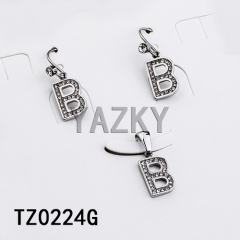 Stainless steel jewelry set