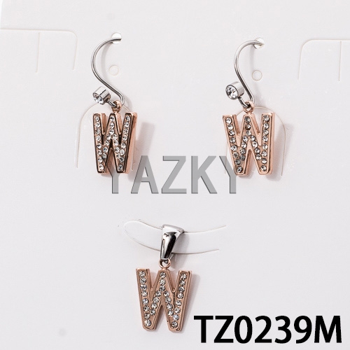 Stainless steel jewelry set