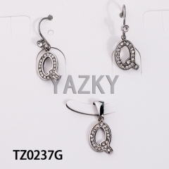 Stainless steel jewelry set