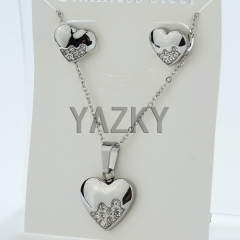 Heart shape jewelry set