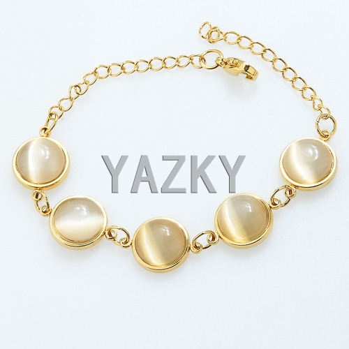 Bracelet with gold color plating