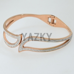 New collection bangle with rhinestones