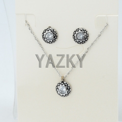 Jewelry set with CZ