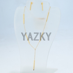 Jewelry set with gold coating