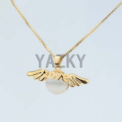 Angel's wing necklace