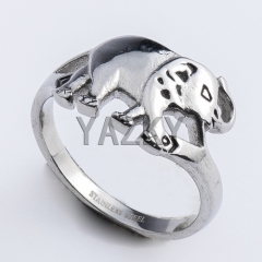 Elephant ring fashion jewelry