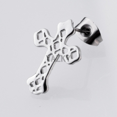 Fashion cross ear stud