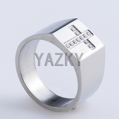 Cross ring with CZ setting