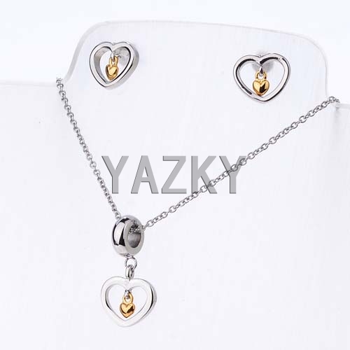 Stainless steel jewelry set