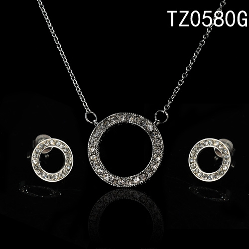 Conjunto de joyas de acero inoxidable