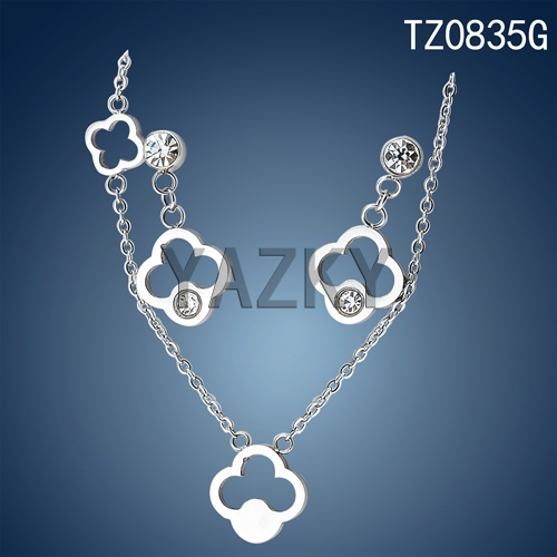 Conjunto de joyas de acero inoxidable