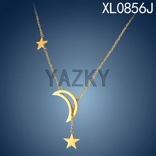 Moon and star new collection lovely necklace