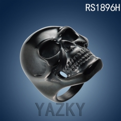 Stainless steel skull ring