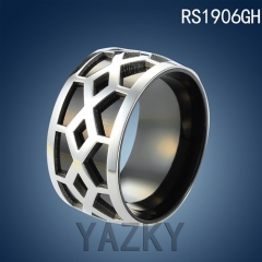 Stainless steel big size charm ring