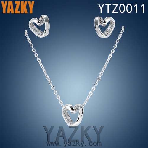 Heart s.silver jewelry set