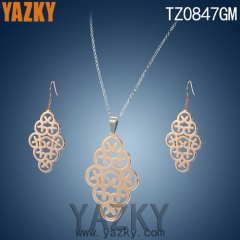 Gold plated jewelry set