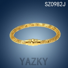 Stock available gold color shiny bangle