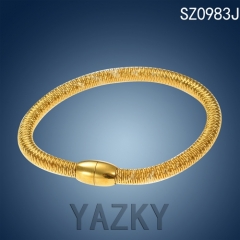 Stock available gold color shiny bangle