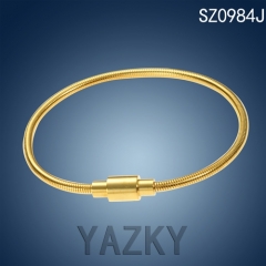 Stock available gold color shiny bangle