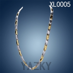 Stock high polished stainless steel necklace