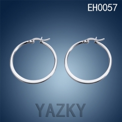 Stock available circle stainless steel earring