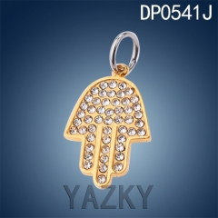 New popular hand shape stainless steel pendant