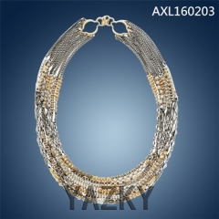 Fashion many chains necklace