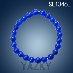 Blue beads style bracelet