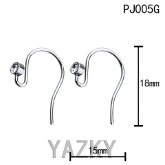 Stainless steel earring clasp