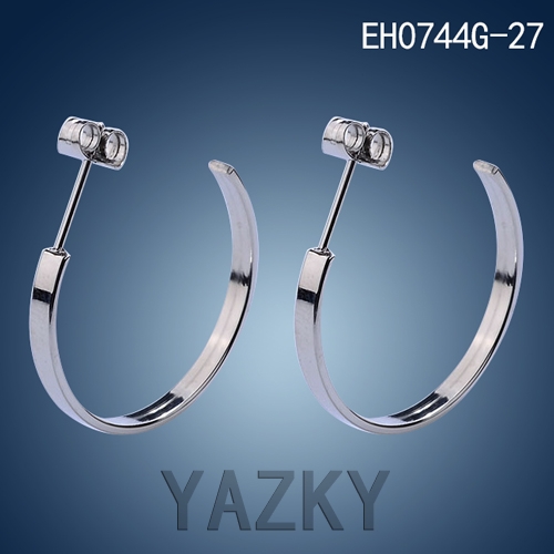 Semicircle fashion stainless steel earring