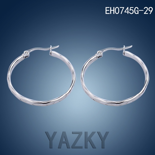 Circle fashion stainless steel earring