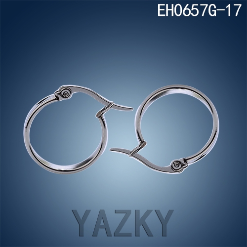 Fashion stainless steel earring big size circle earring