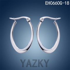 Fashion stainless steel earring U shape earring