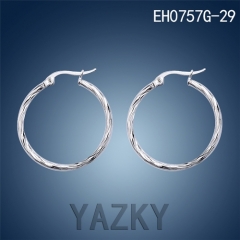 Circle fashion stainless steel earring