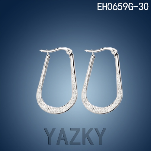 Fashion stainless steel earring U shape earring