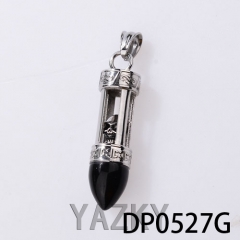 Stainless steel  bullet shape pendant