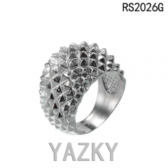 Punk style stainless steel ring for men