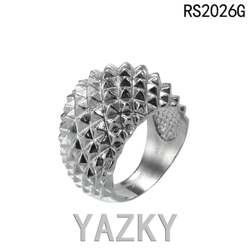 Punk style stainless steel ring for men