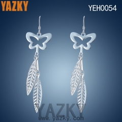 S925 silver leaf and butterfly new design earring