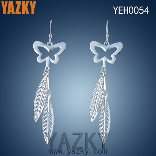 S925 silver leaf and butterfly new design earring